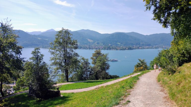 Blick auf den Tegernsee.