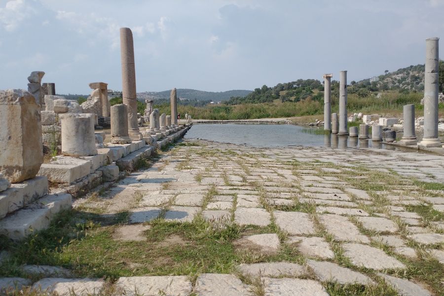 Am Hafen der antiken Stadt Patara.