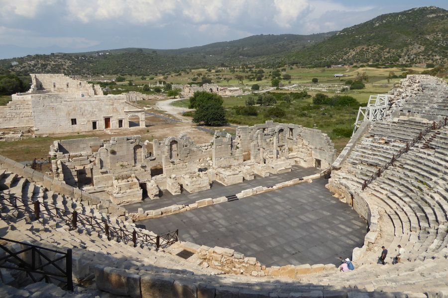 Das römische Theater von Patara.