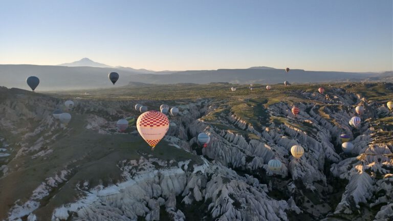 Heißluftballons in Kappadokien.