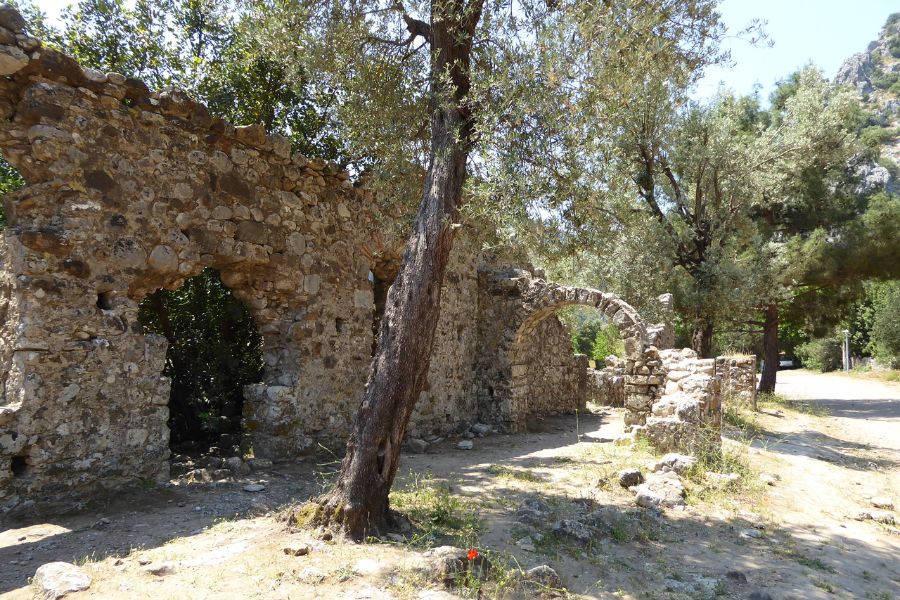 Ruinen von Olympos.