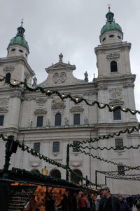 Weihnachtsmarkt in Salzburg.