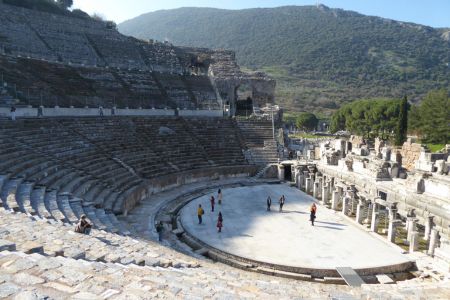 Das Theater von Ephesos.