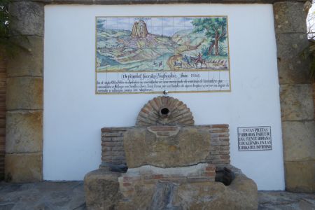 Der römische Brunnen in Ardales.