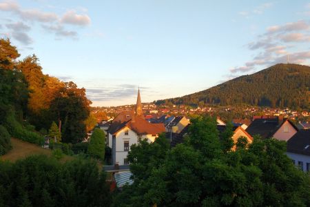 Plettenberg im Abendlicht.