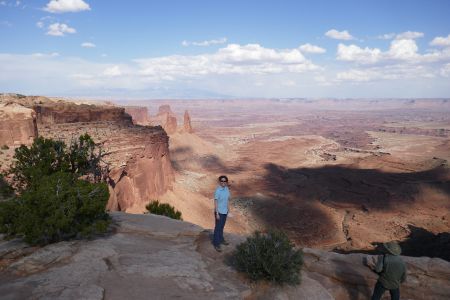 Julia Pracht im Canyonlands Nationalpark, Utah.