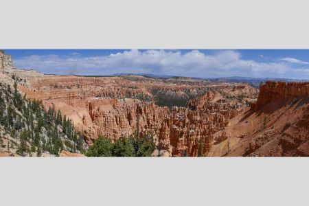 Panoramablick über den Bryce Canyon.