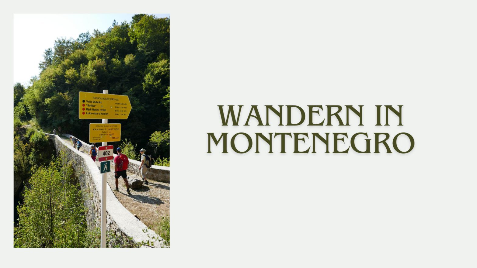 Wandern in Montenegro