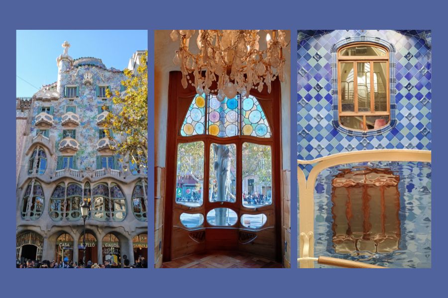 Außenansicht und Details der Casa Batlló, Barcelona