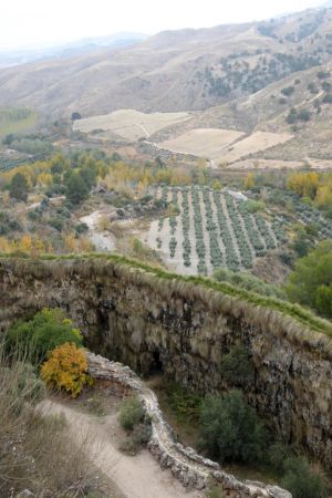 Natürlicher Aquädukt in Alicun de Los Torres, Andalusien,