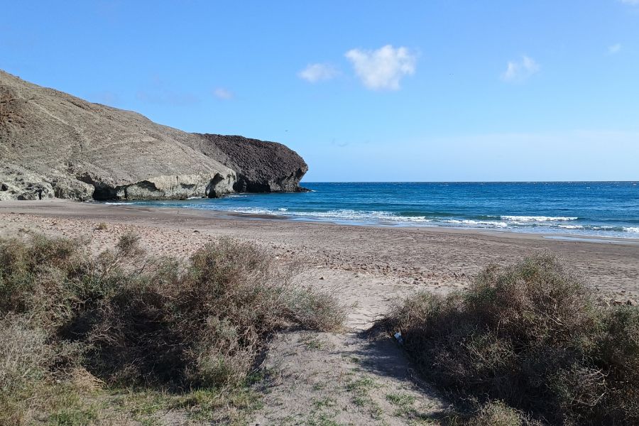 Cala de la Media Luna, Cabo de Gata.