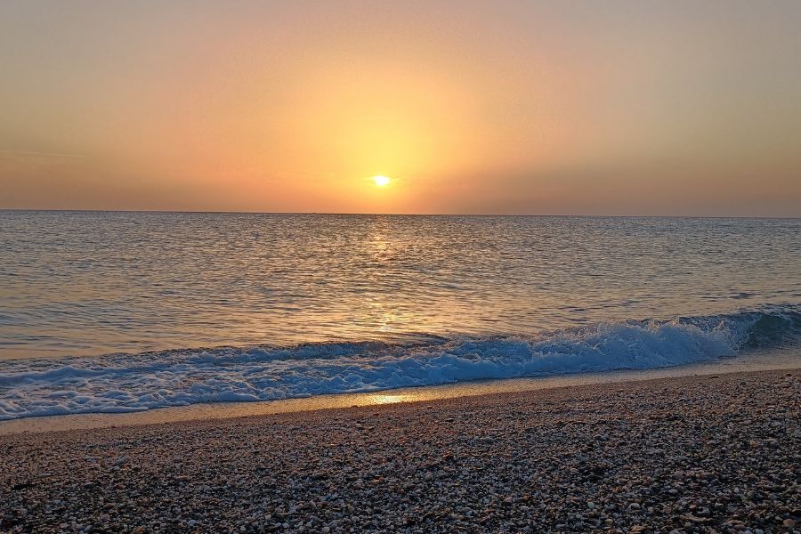 Sonnenuntergang in Cabo de Gata.