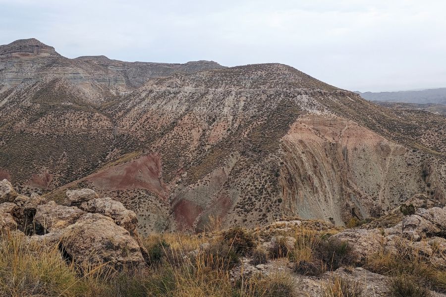 Blick auf die Discordancia de Gorafe.