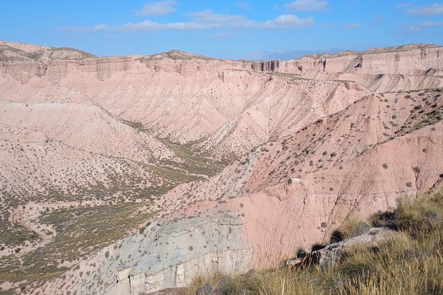 Blick vom Mirador de Coloraos, Wüste von Gorafe.