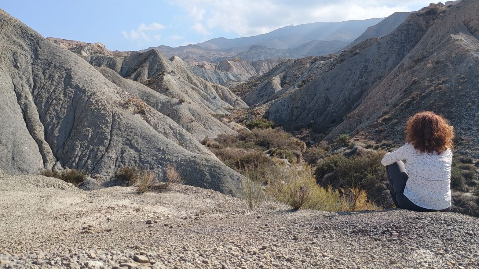 Canyon in den Badlands von Tabernas