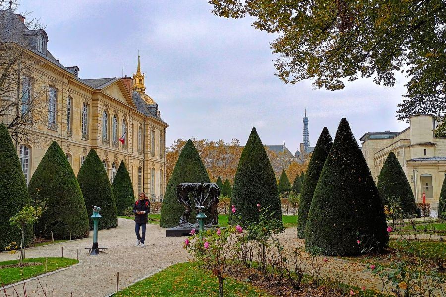 Im Garten des Musée Rodin, Paris.