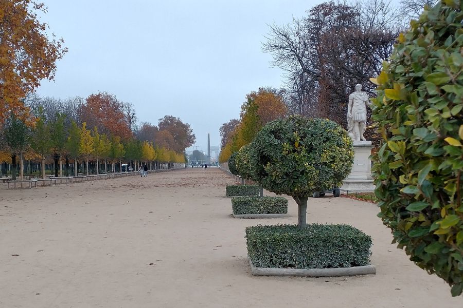 Die Tuillerien in Paris.