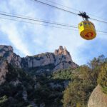 Seilbahn Aeri de Montserrat auf dem Weg bergauf