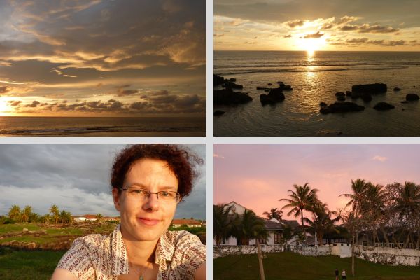 Sonnenuntergang in Galle, Sri Lanka.