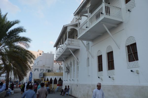 Traditionelle Gebäude in Maskat, Oman.